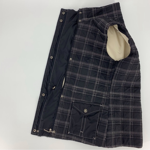 Geoffrey Beene Sport Black Plaid Lightweight Puffer Vest, Medium - Picture 14 of 16